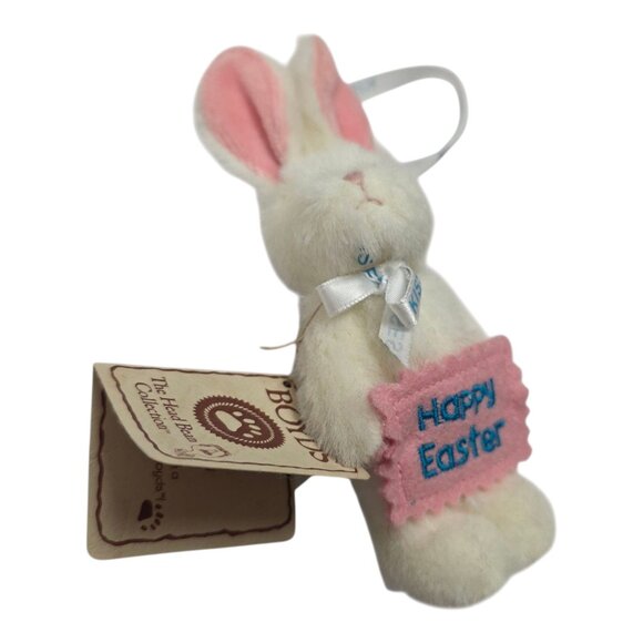 Boyds Bears Hershey Mini Floppy Bunny Head Bean Collection Plush Ornament 4" - Picture 7 of 9